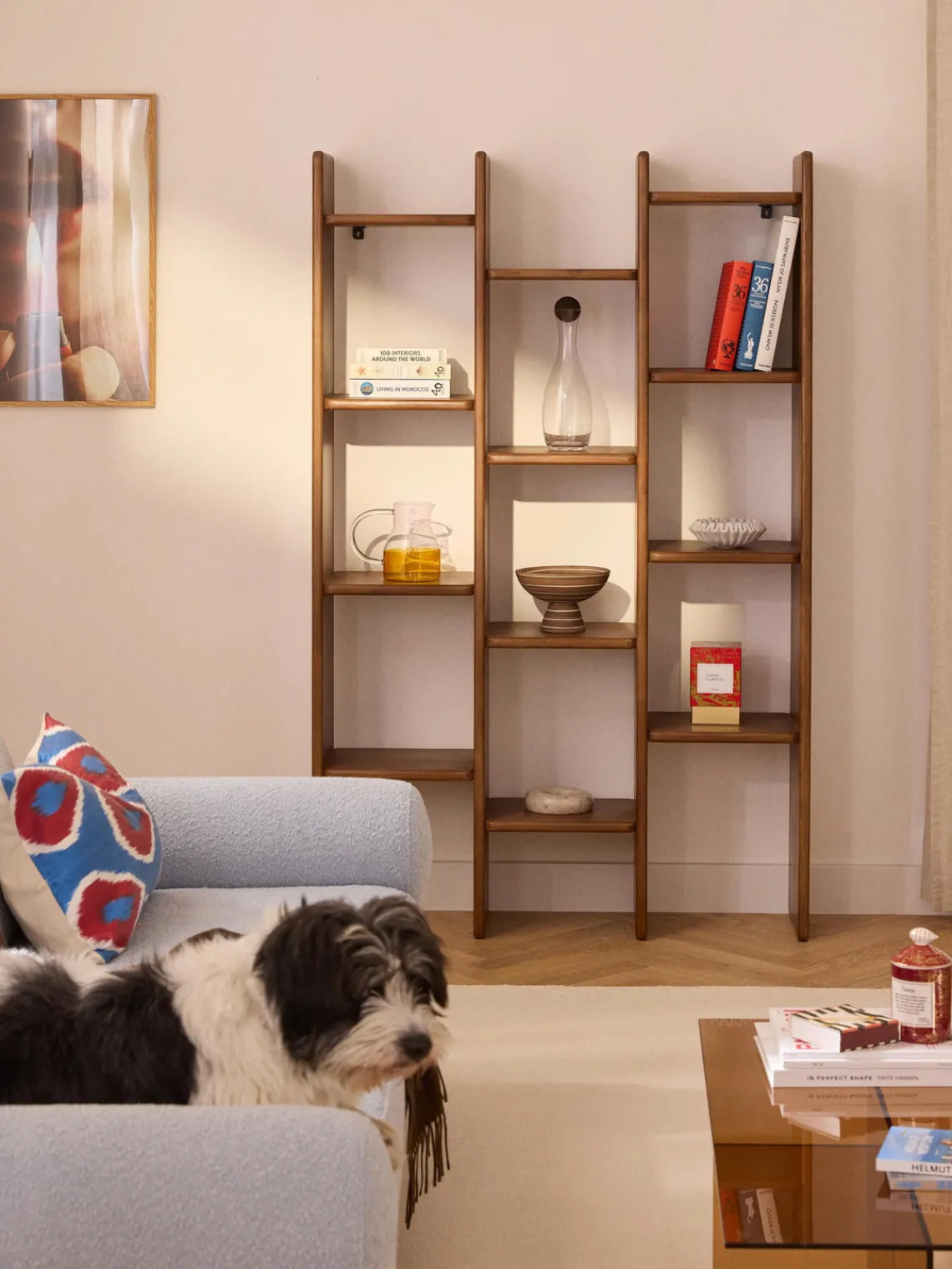 Librerías|Estanterías De Oficina>Westwing Collection Estantería de madera de roble Chandler