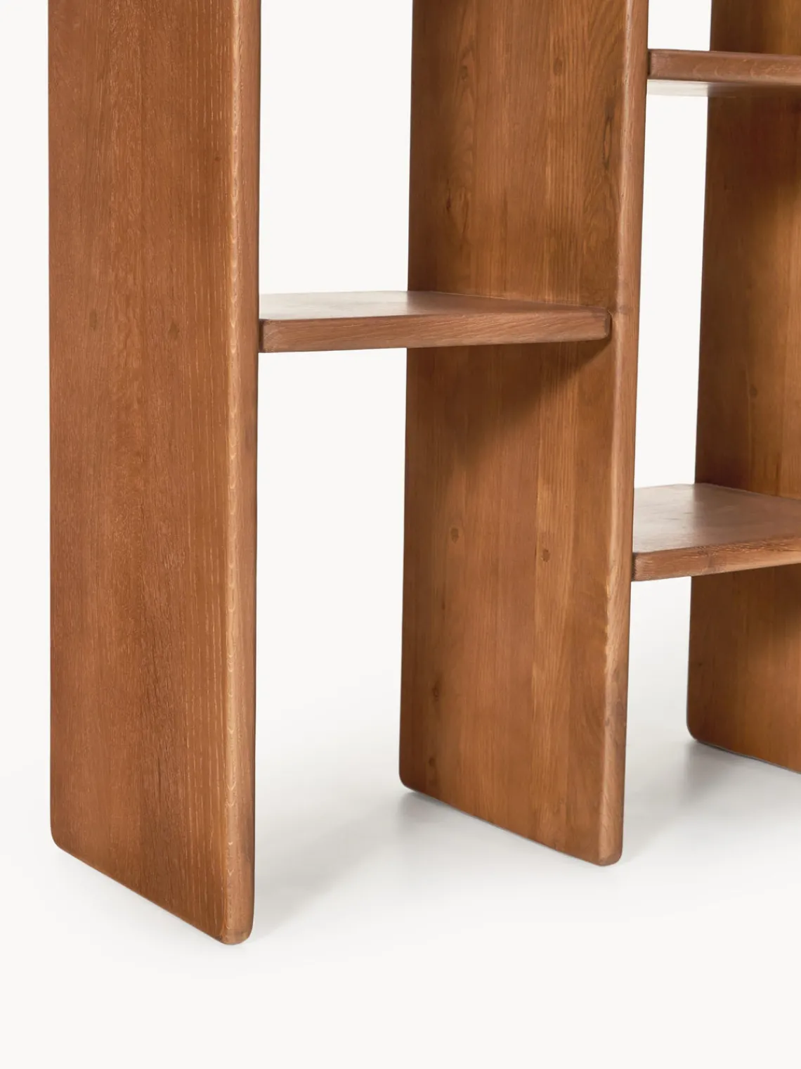 Librerías|Estanterías De Oficina>Westwing Collection Estantería de madera de roble Chandler