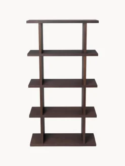 Librerías|Estanterías De Oficina>Ferm Living Estantería de madera Kona Madera de roble lacada en oscuro