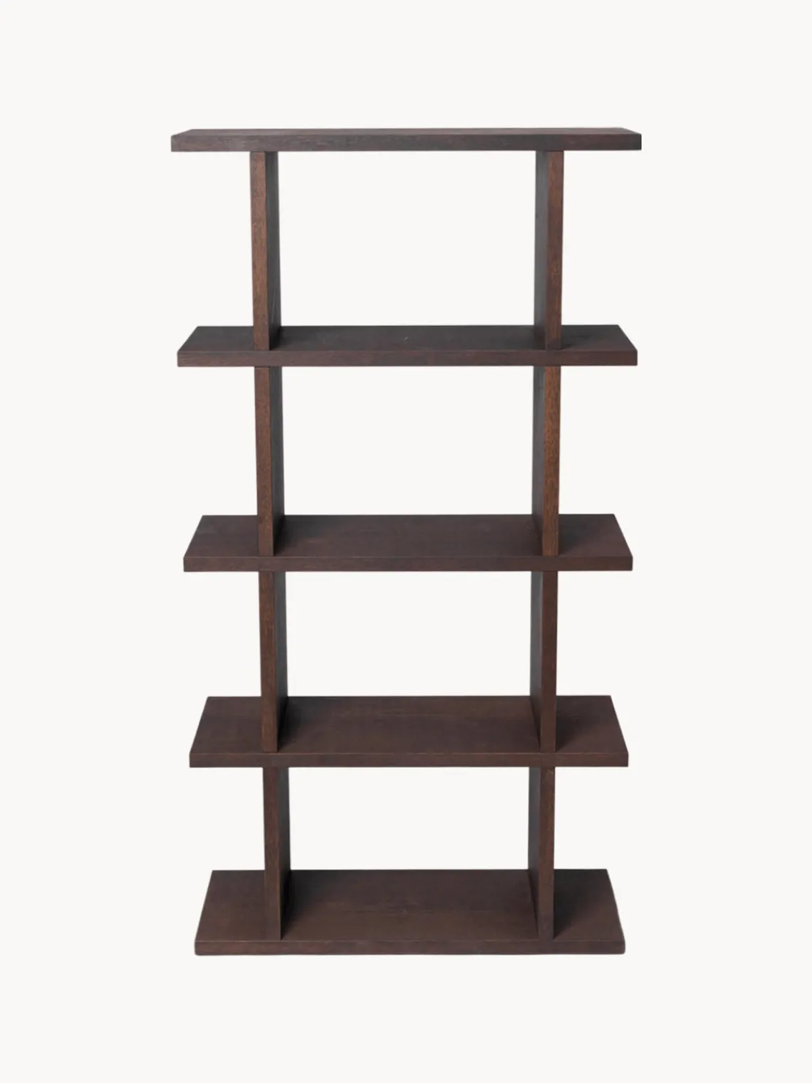 Librerías|Estanterías De Oficina>Ferm Living Estantería de madera Kona Madera de roble lacada en oscuro