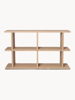 Librerías|Estanterías>Ferm Living Estantería de madera Kona Madera de roble lacada en claro