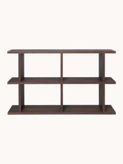 Librerías|Estanterías>Ferm Living Estantería de madera Kona Madera de roble lacada en oscuro