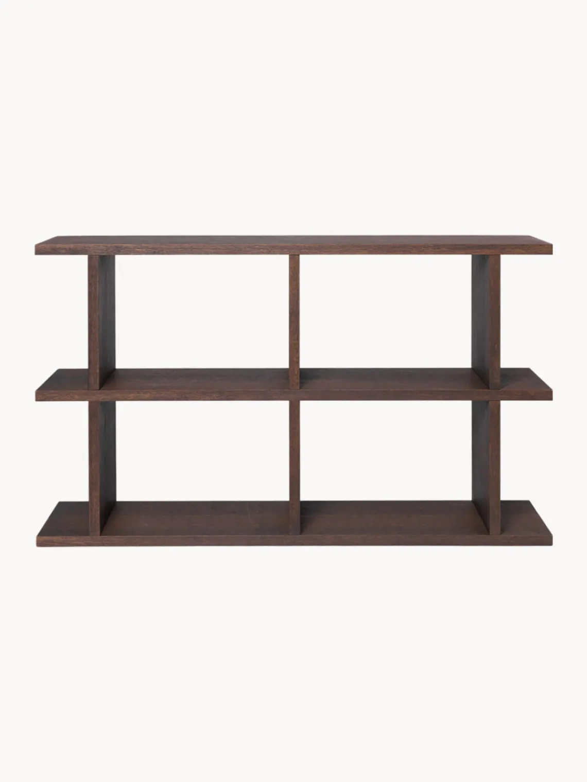 Librerías|Estanterías>Ferm Living Estantería de madera Kona Madera de roble lacada en oscuro