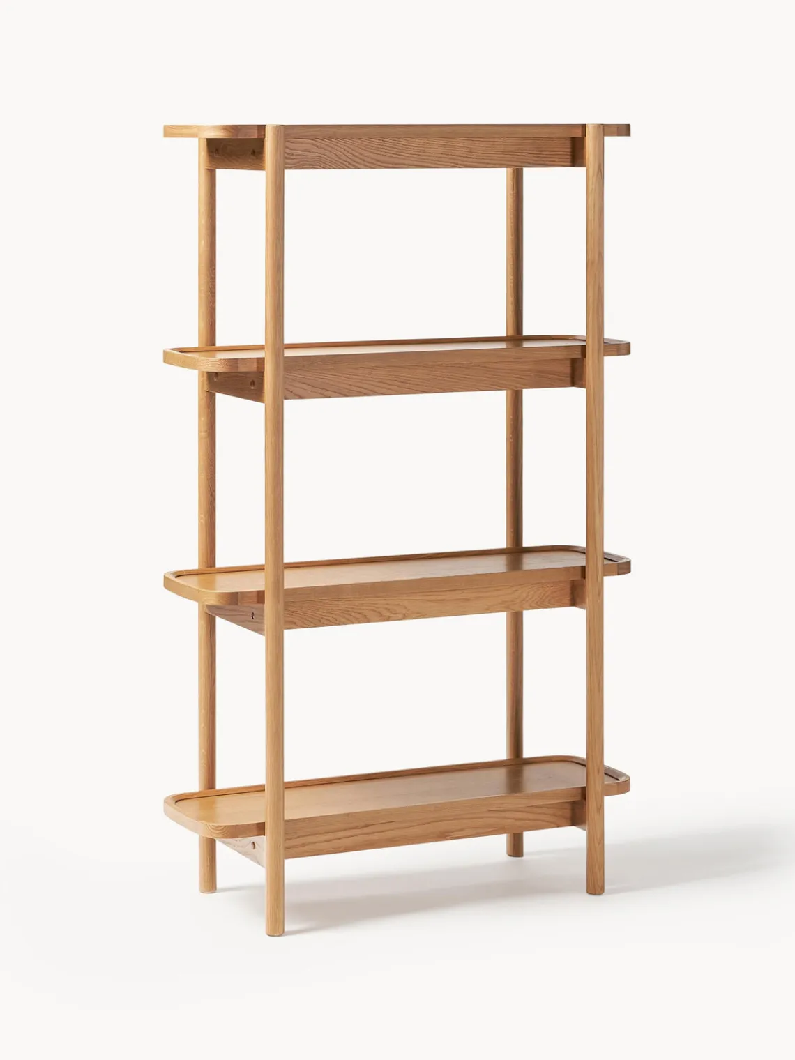 Librerías|Estanterías De Oficina>Westwing Collection Estantería de madera Libby Madera clara