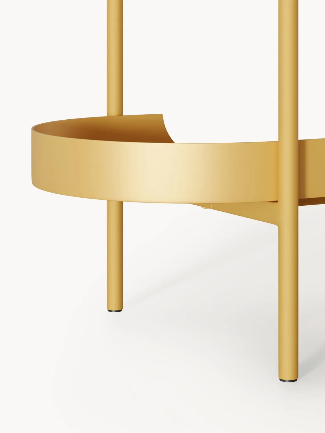 Librerías|Estanterías>Westwing Collection Estantería de metal alta Taru Ocre mate