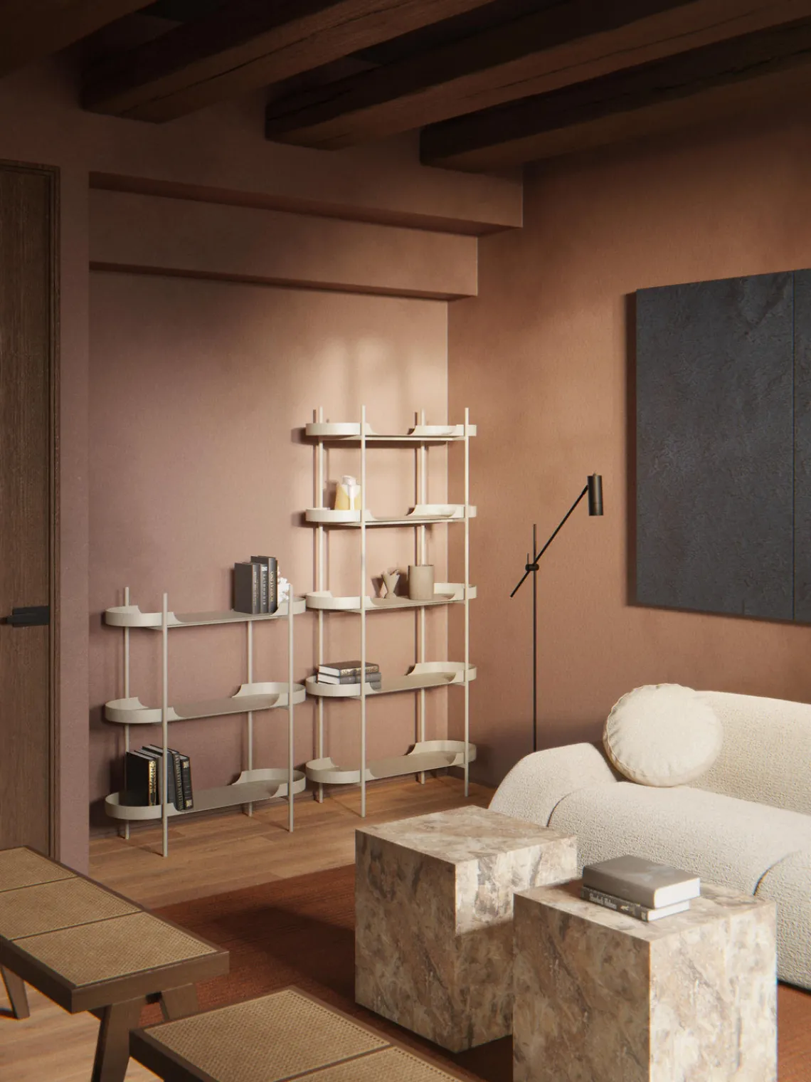 Hot Estantería de metal alta Taru Librerías|Estanterías