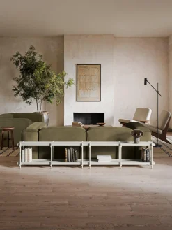 Muebles De Tv|Librerías>Westwing Collection Estantería de metal Lana Beige claro