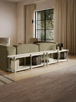 Muebles De Tv|Librerías></noscript>Westwing Collection Estantería de metal Lana Beige claro