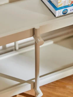 Muebles De Tv|Librerías></noscript>Westwing Collection Estantería de metal Lana Beige claro