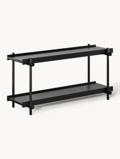Librerías|Mesas Auxiliares>Westwing Collection Estantería de metal Lana Negro
