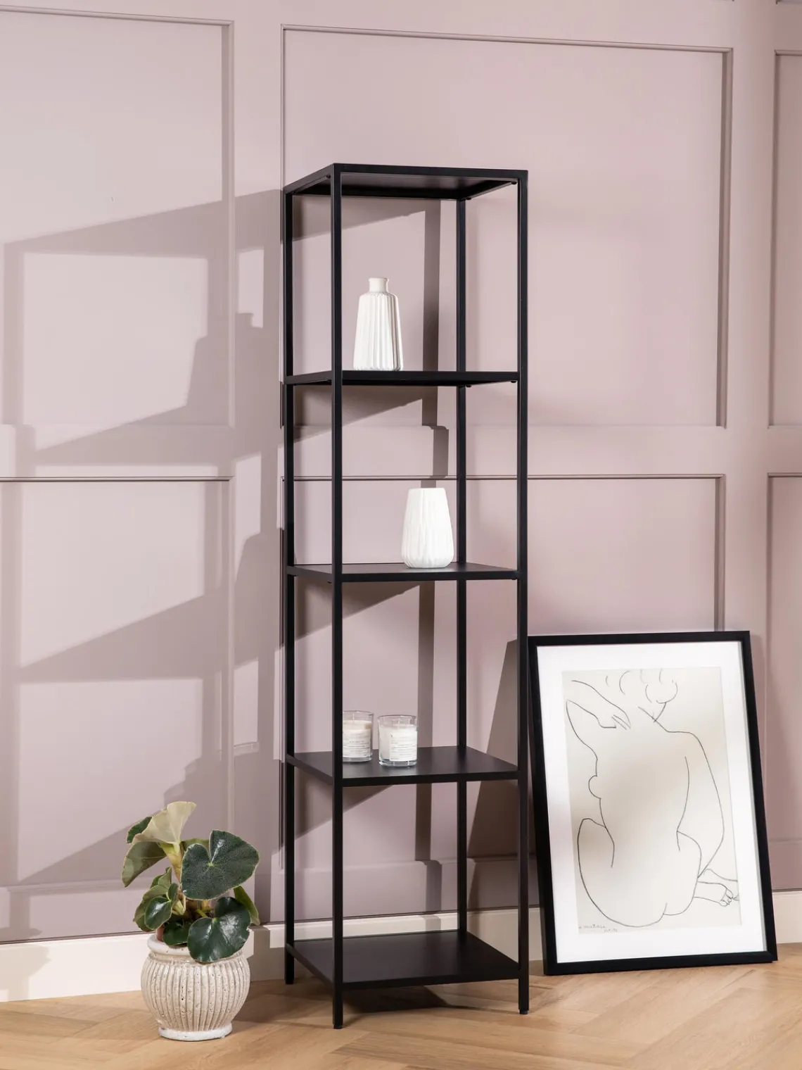 Librerías|Estanterías>Westwing Collection Estantería de metal Neptun