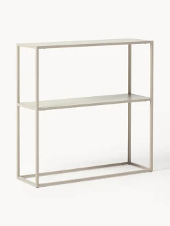 Librerías|Estanterías>Westwing Collection Estantería de metal Neptun Beige claro