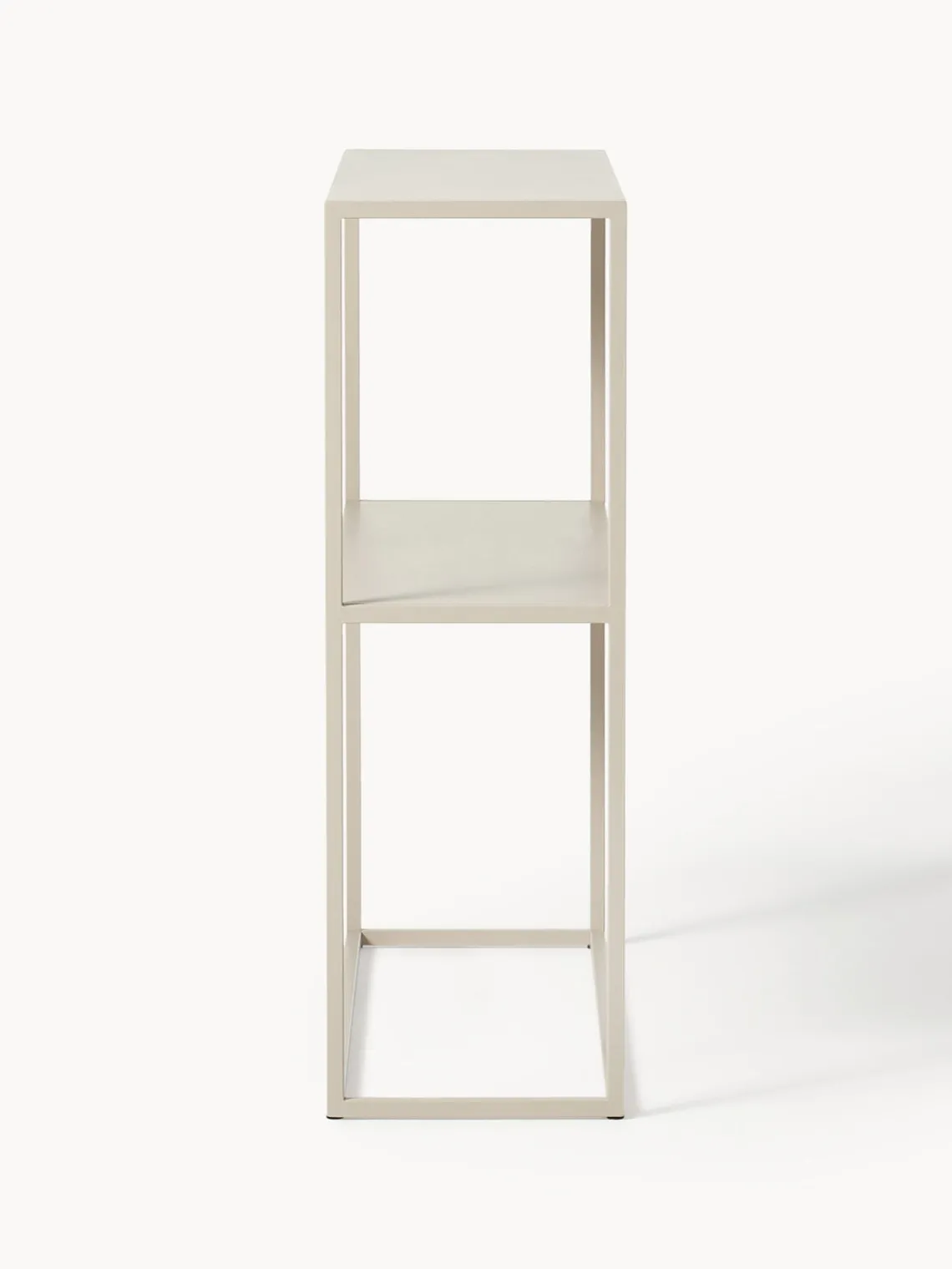 Librerías|Estanterías>Westwing Collection Estantería de metal Neptun Beige claro