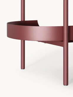 Librerías|Estanterías></noscript>Westwing Collection Estantería de metal Taru Rojo vino mate