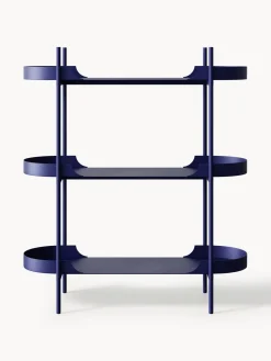 Librerías|Estanterías></noscript>Westwing Collection Estantería de metal Taru Azul real mate