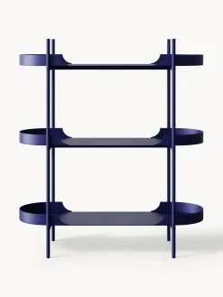 Librerías|Estanterías></noscript>Westwing Collection Estantería de metal Taru Azul real mate