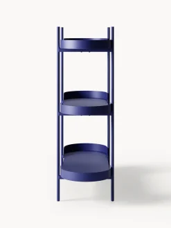 Librerías|Estanterías></noscript>Westwing Collection Estantería de metal Taru Azul real mate