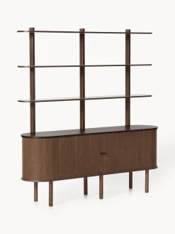 Outlet Estantería grande con frente acanalado Calary Librerías|Estanterías