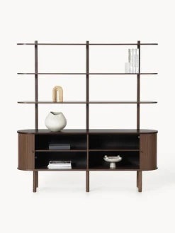 Outlet Estantería grande con frente acanalado Calary Librerías|Estanterías