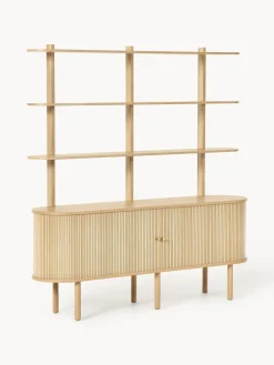 Discount Estantería grande con frente acanalado Calary Librerías|Estanterías