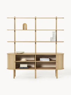 Discount Estantería grande con frente acanalado Calary Librerías|Estanterías