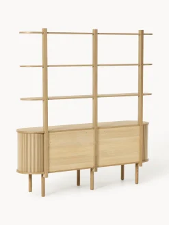 Discount Estantería grande con frente acanalado Calary Librerías|Estanterías