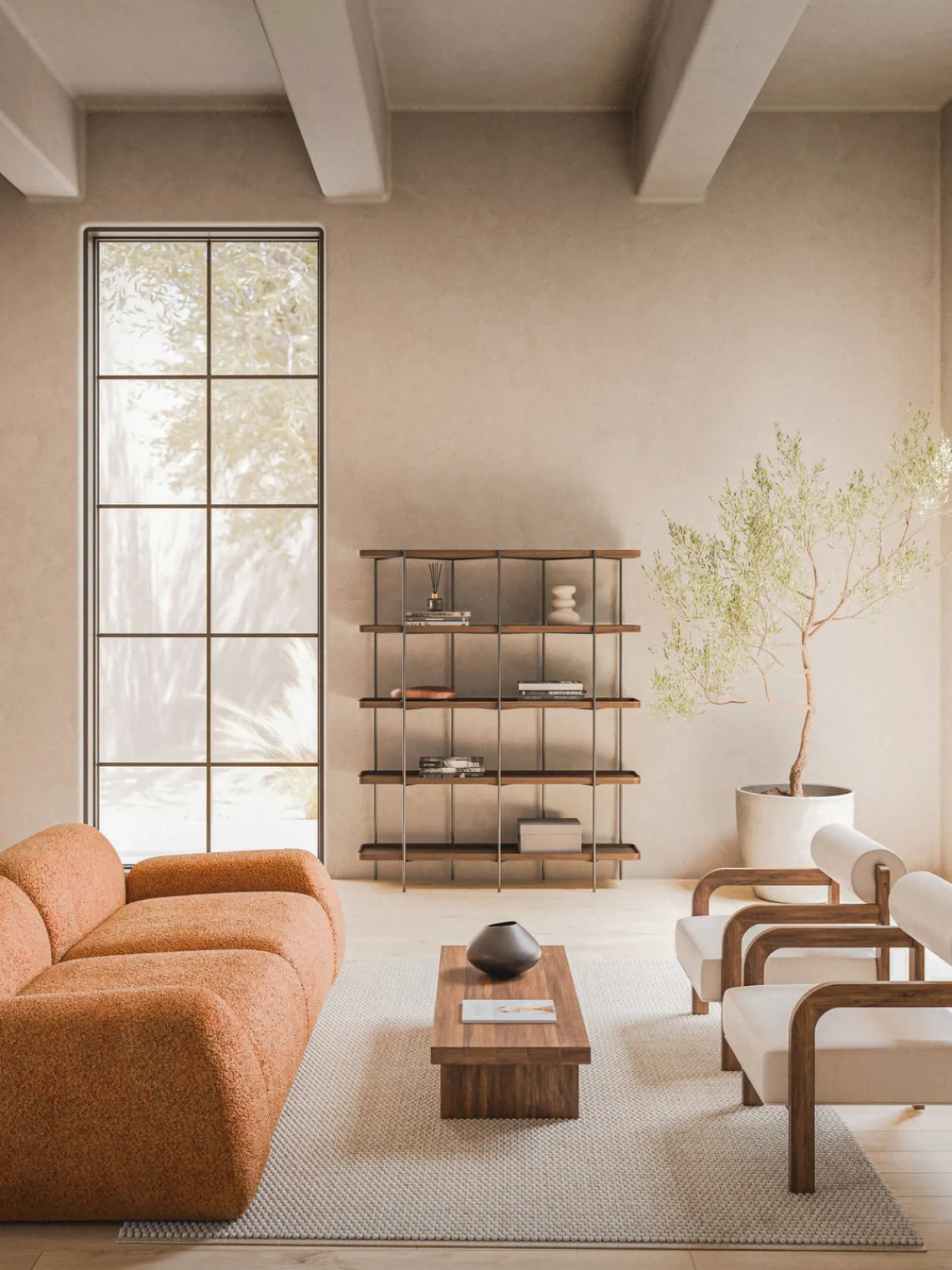 Best Estantería grande de madera Renne Librerías|Estanterías