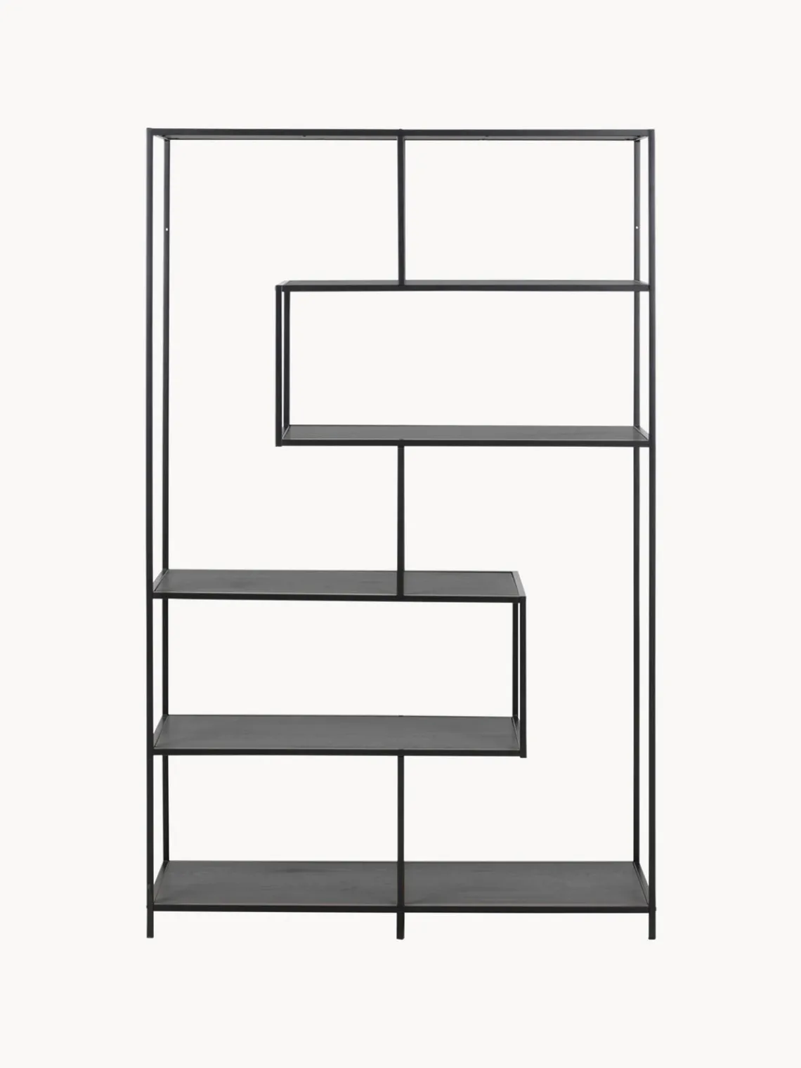 Librerías|Estanterías De Oficina> Estantería grande Seaford Negro