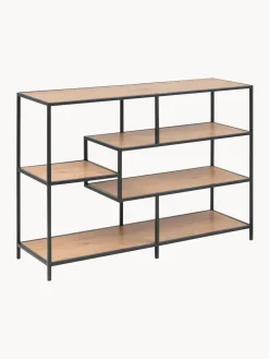 Librerías|Estanterías> Estantería Seaford Look madera, negro