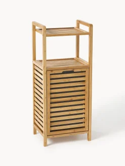 Cestos De La Ropa|Estanterías De Baño>Westwing Collection Estanteria de baño con cesta de lavandería Kit Madera de bambú