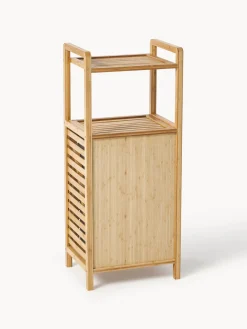 Cestos De La Ropa|Estanterías De Baño></noscript>Westwing Collection Estanteria de baño con cesta de lavandería Kit Madera de bambú