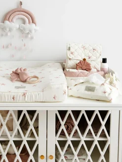 Accesorios Para Cambiadores|Decoración Infantil>Cam Cam Copenhagen Estuche de toallitas de algodón ecológico Wildflower
