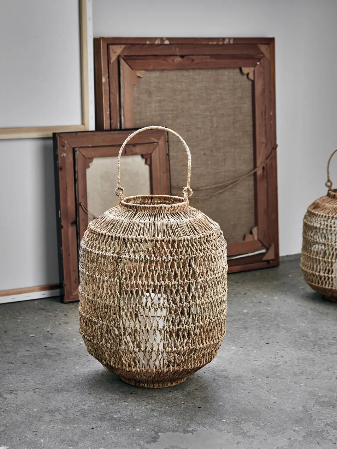 Farolillos|Jarrones>House Doctor Farolillo artesanal de yute Dive