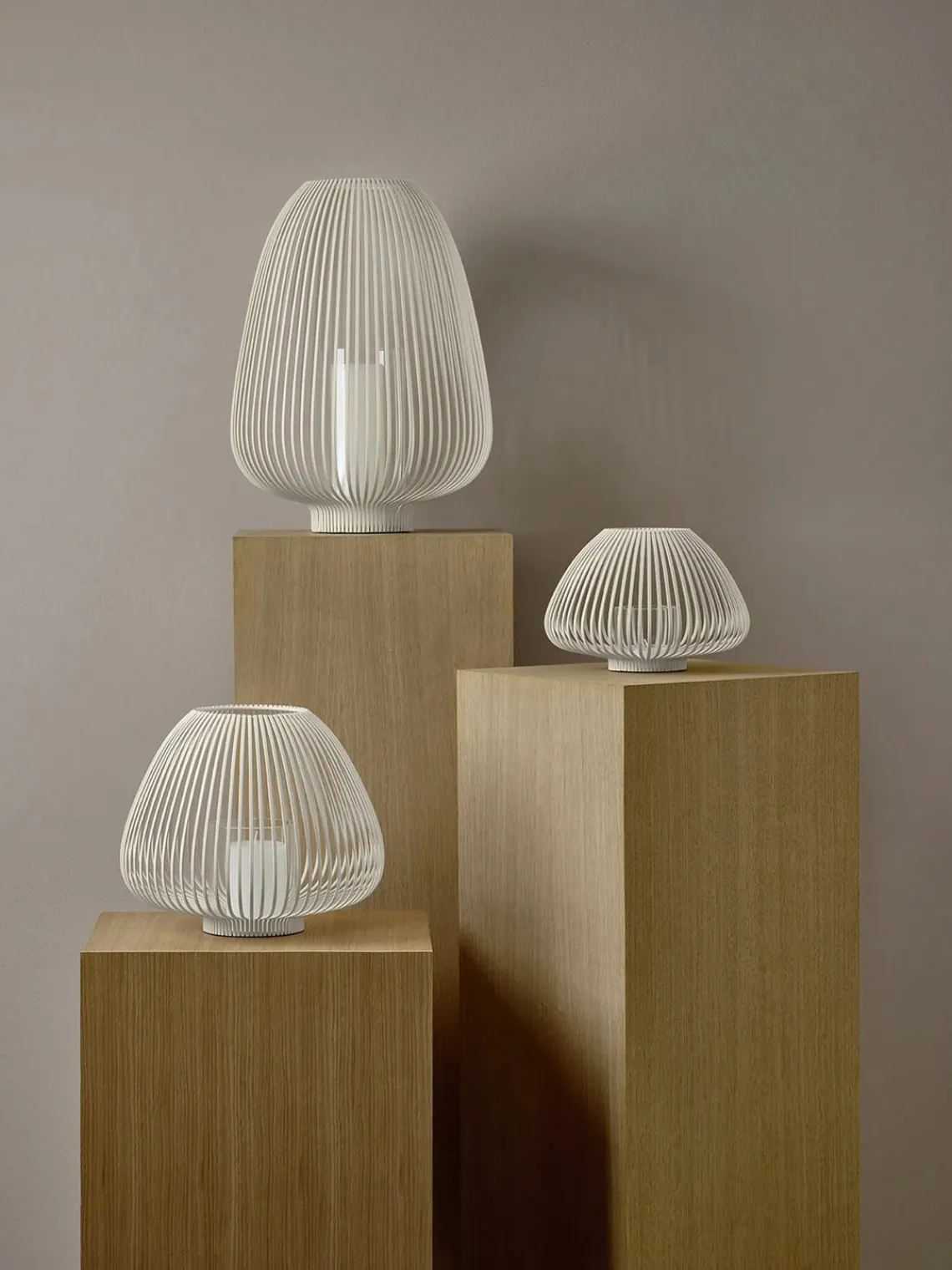 Farolillos|Jarrones>blomus Farolillo Lyva Beige claro