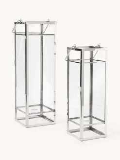 Farolillos de vidrio Nathan, 2 uds. Farolillos|Jarrones