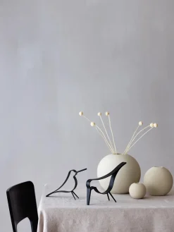 Figuras Decorativas|Jarrones>Cooee Design Figura decorativa artesanal pájaro Woody Negro