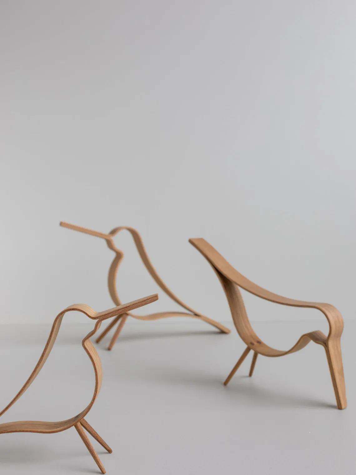 Figuras Decorativas|Jarrones>Cooee Design Figura decorativa artesanal pájaro Woody Madera