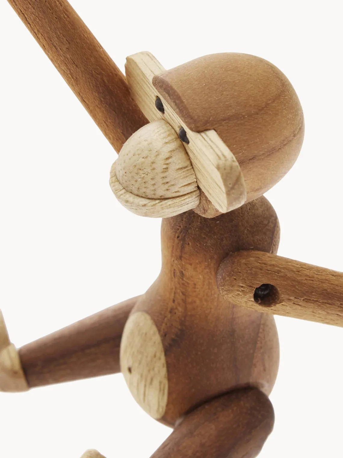Jarrones|Figuras Decorativas>KAY BOJESEN Figura decorativa de madera de teca artesanal Monkey, 10 cm