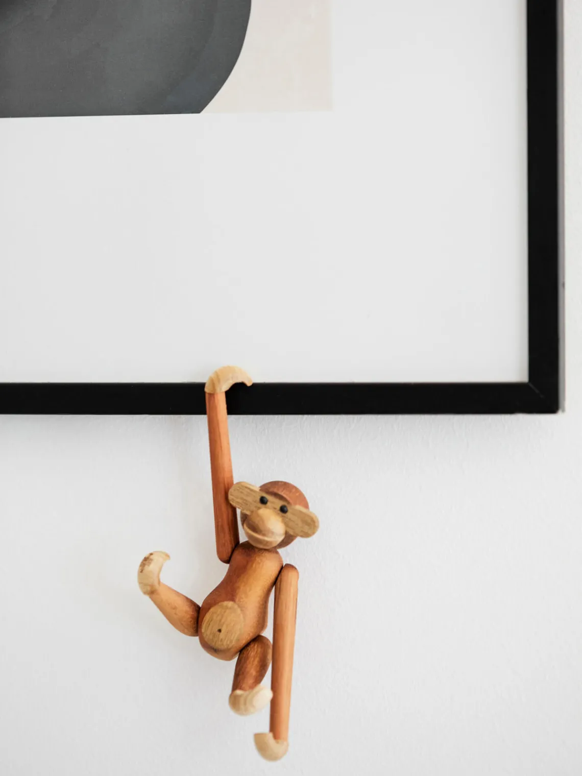 Jarrones|Figuras Decorativas>KAY BOJESEN Figura decorativa de madera de teca artesanal Monkey, 10 cm