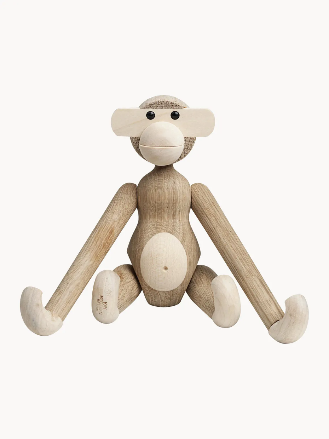 Figuras Decorativas|Jarrones>KAY BOJESEN Figura decorativa de madera de roble Monkey, 19 cm Madera de roble, madera de arce