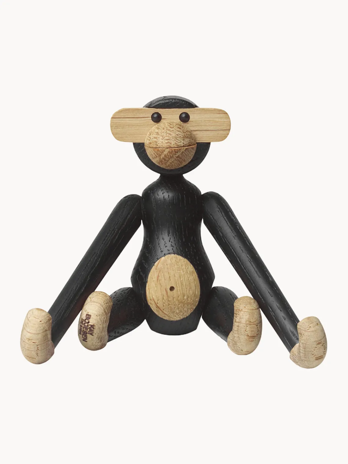 Discount Figura decorativa de madera de roble Monkey Figuras Decorativas|Jarrones