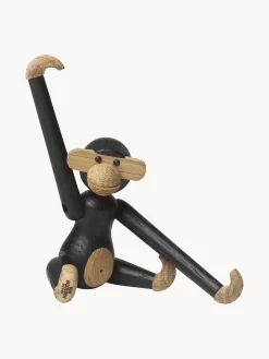 Discount Figura decorativa de madera de roble Monkey Figuras Decorativas|Jarrones