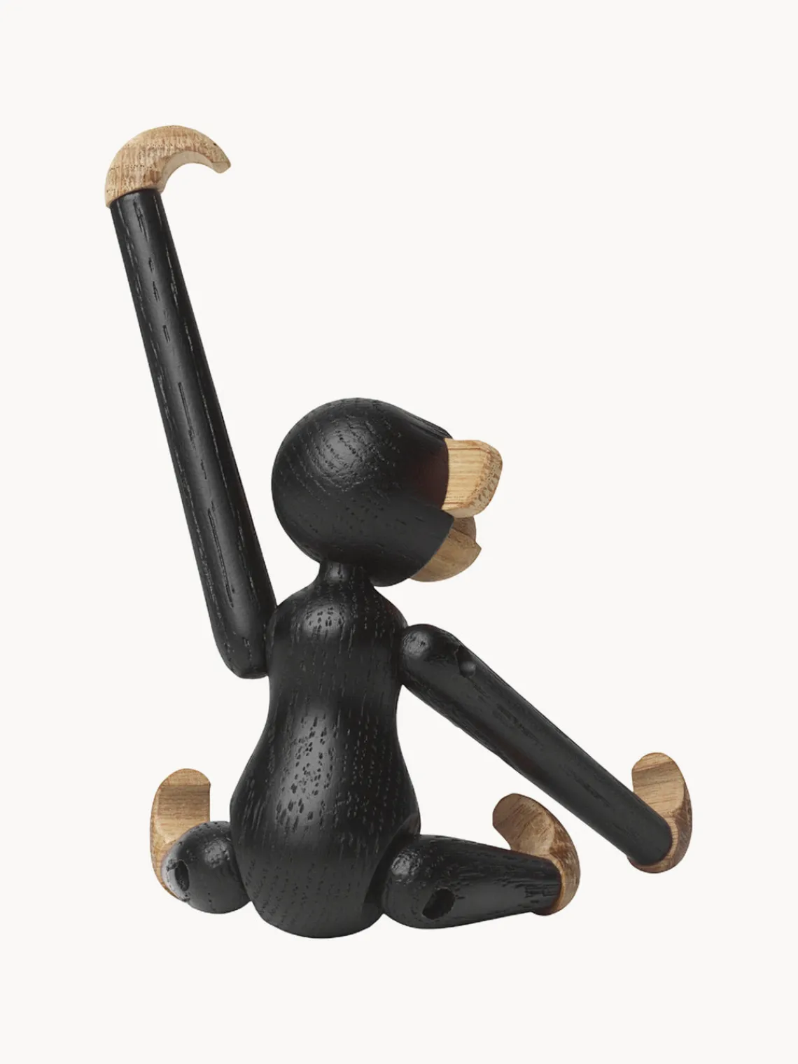 Discount Figura decorativa de madera de roble Monkey Figuras Decorativas|Jarrones
