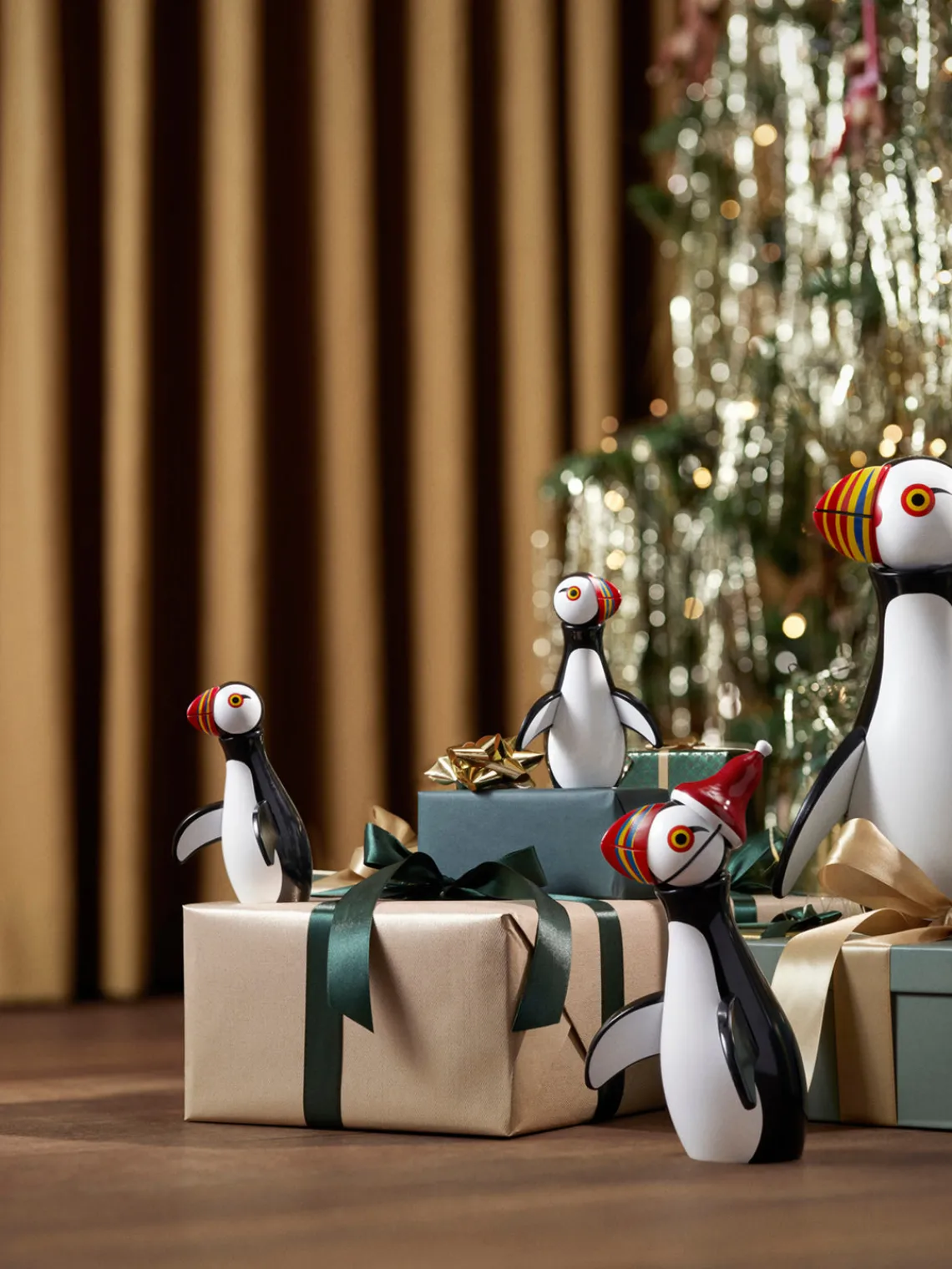 Figuras Decorativas|Jarrones>KAY BOJESEN Figura decorativa de madera de haya Puffin