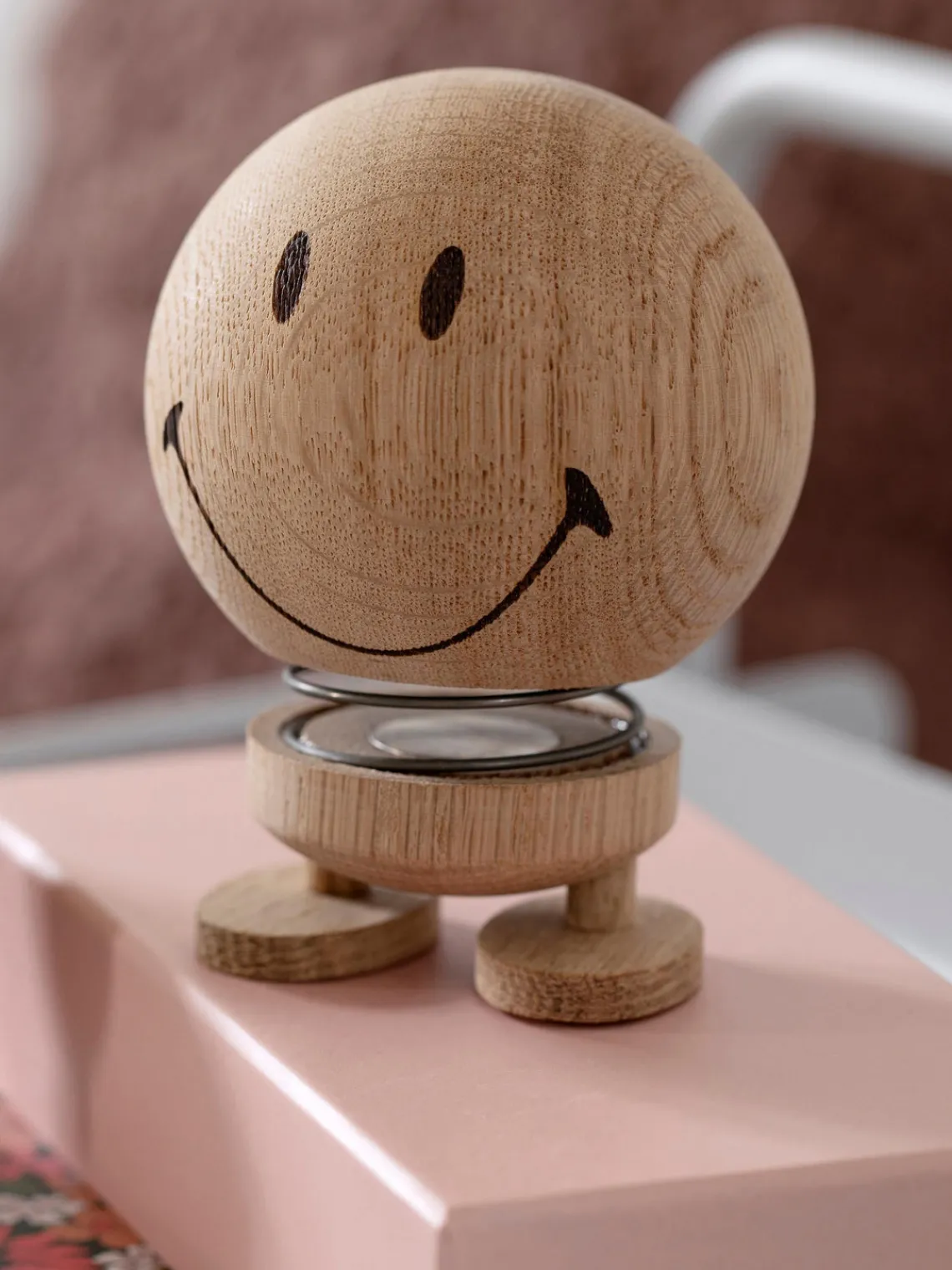 Figuras Decorativas|Jarrones>Hoptimist Figura decorativa de roble Hoptomist Smiley