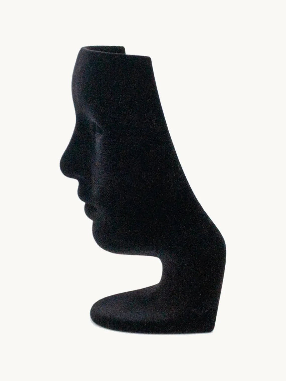 Figuras Decorativas|Jarrones>Driade Figura decorativa en terciopelo Nemo Terciopelo negro