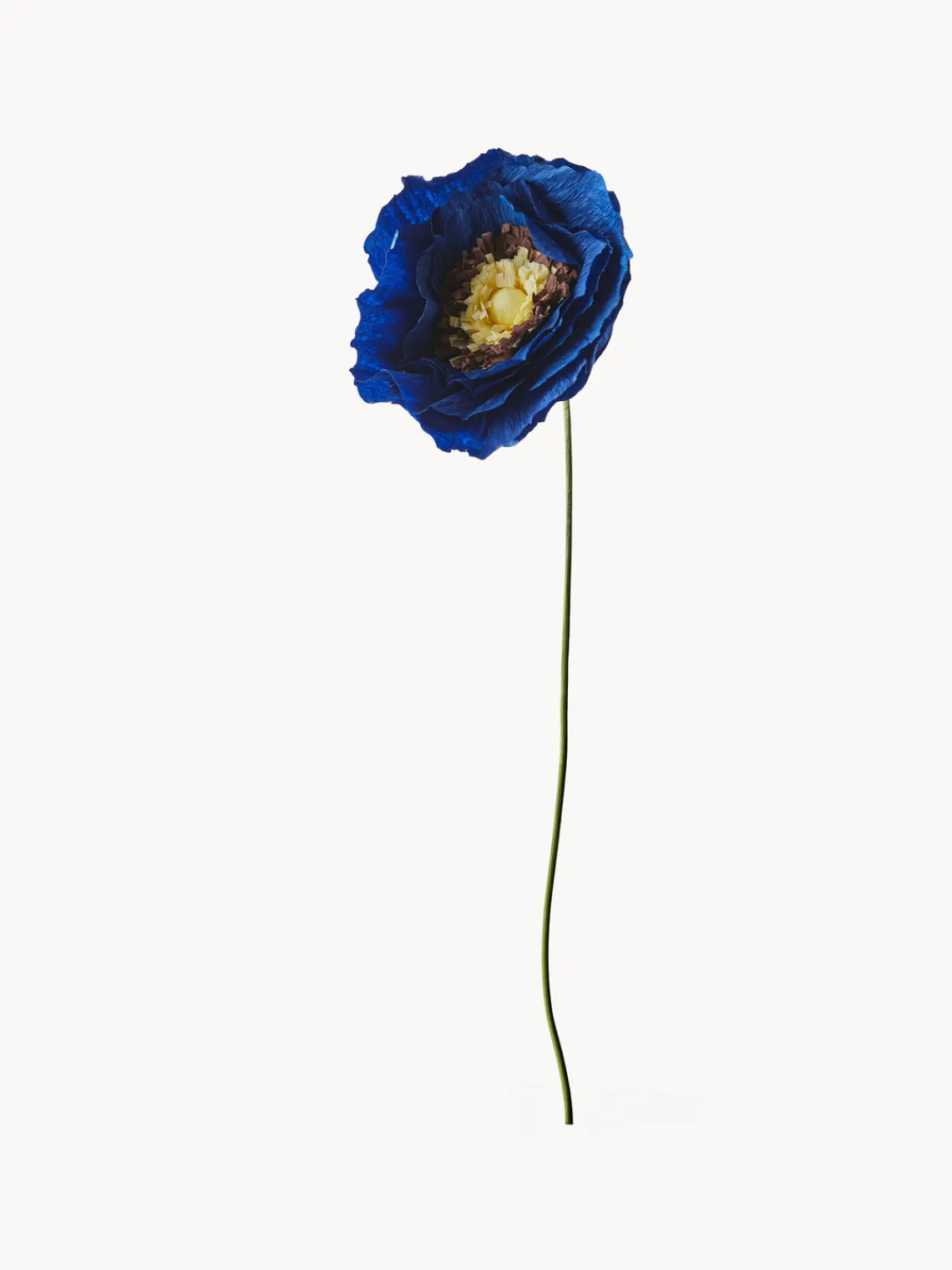 Flores Artificiales|Jarrones>Studio About Flor artificial artesanal Ice Poppy Azul real