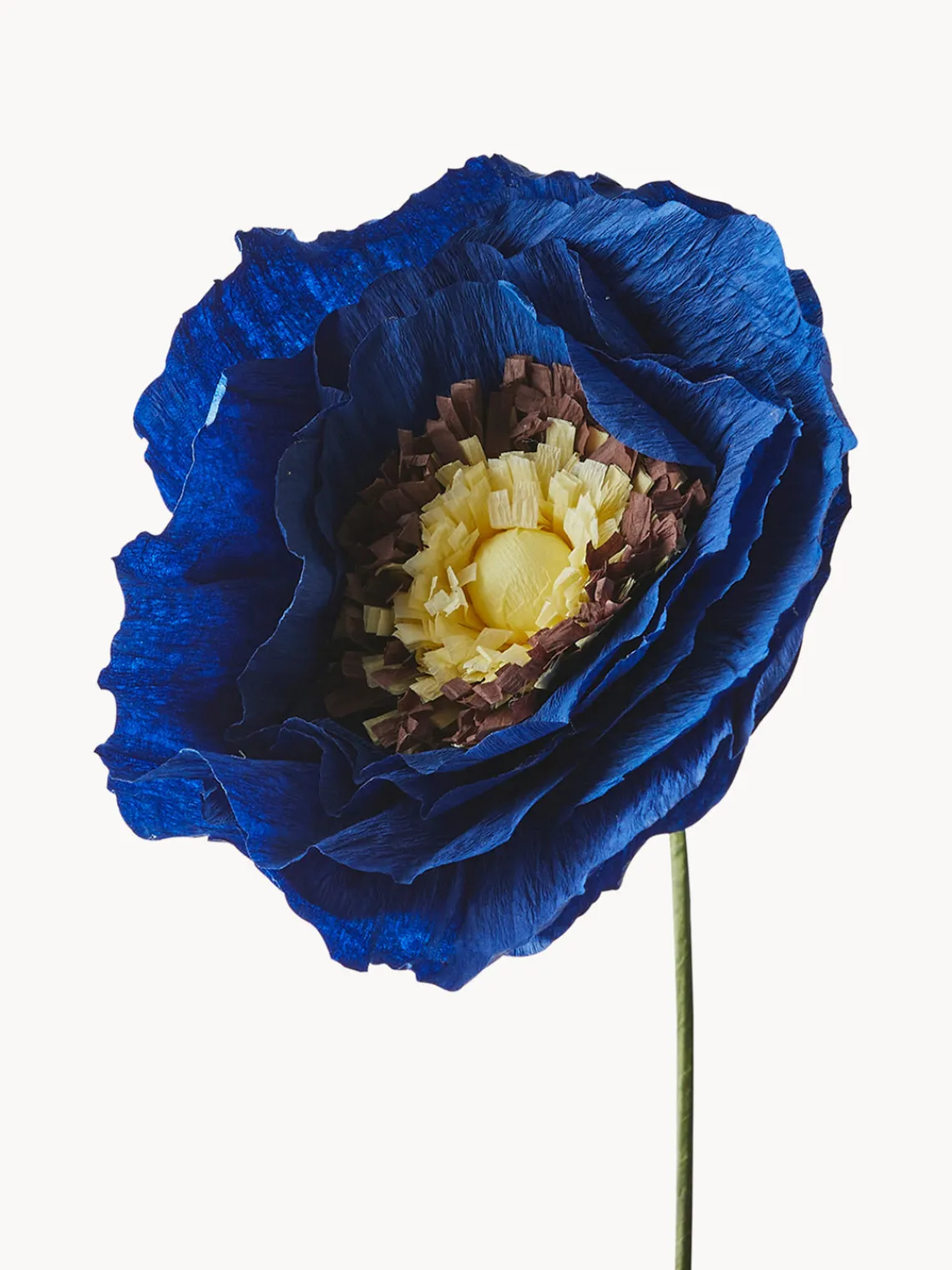 Flores Artificiales|Jarrones>Studio About Flor artificial artesanal Ice Poppy Azul real