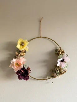 Flores Artificiales|Jarrones>Studio About Flor artificial artesanal Peony Color berenjena