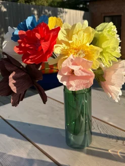 Flores Artificiales|Jarrones>Studio About Flor artificial artesanal Veggie Rose Rosa claro